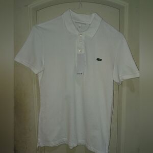 Lacoste Men's Classic White Polo Size 4 / Small